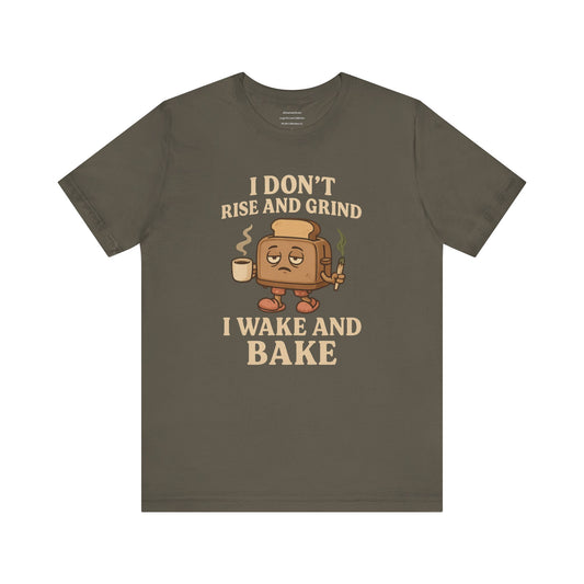 📛 Wake and Bake Toaster Unisex Jersey Short Sleeve Tee