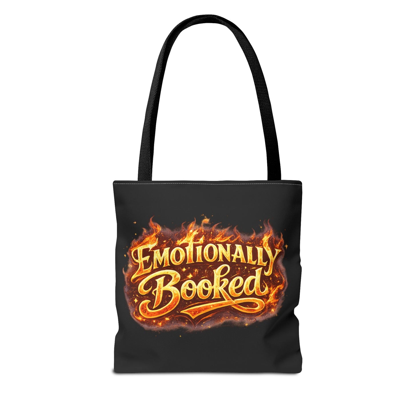 Emotionally Booked – Flame Edition Tote Bag (AOP)