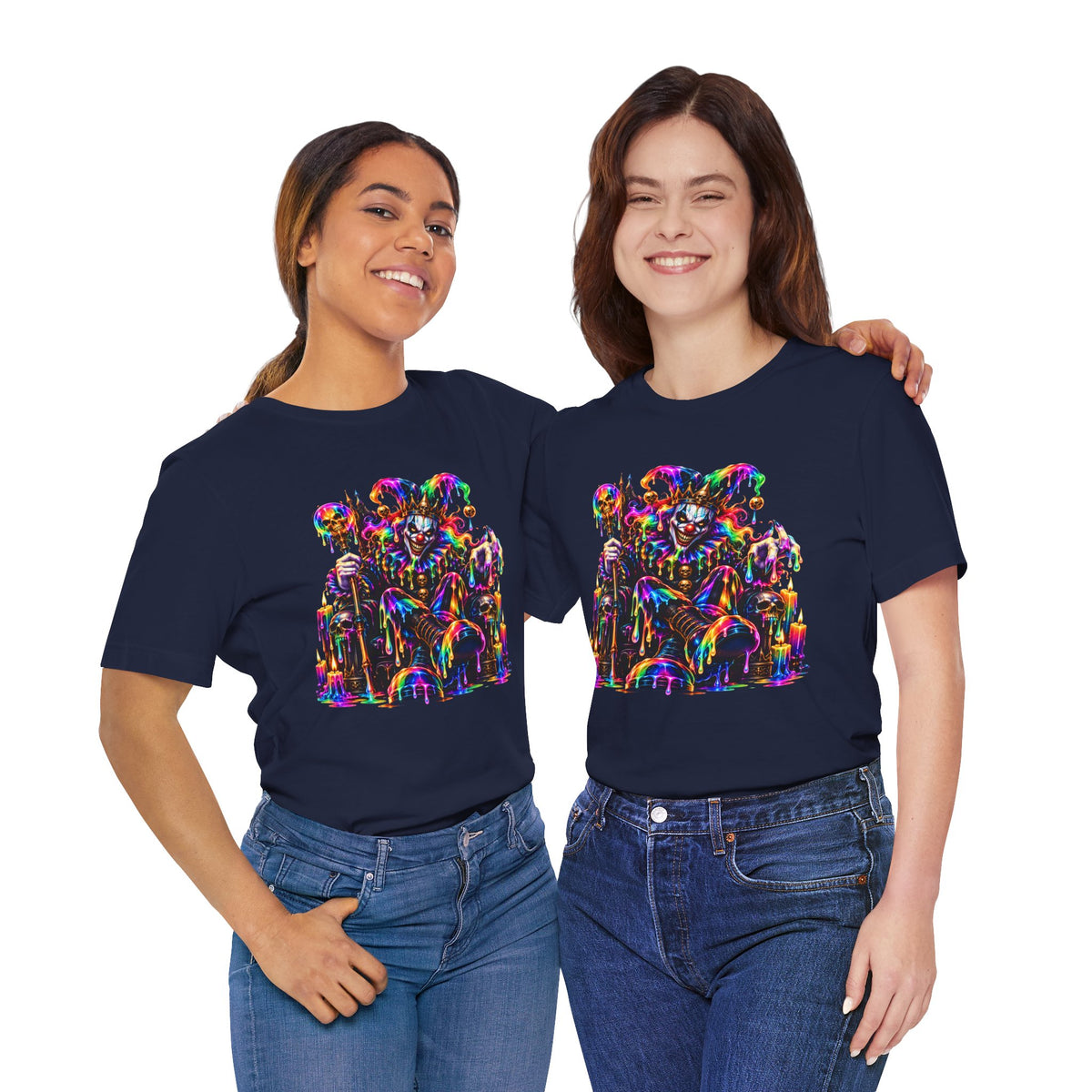 KING OF THE CARNIVAL 🤡 | Psychedelic Horror Clown  Unisex Jersey Short Sleeve Tee