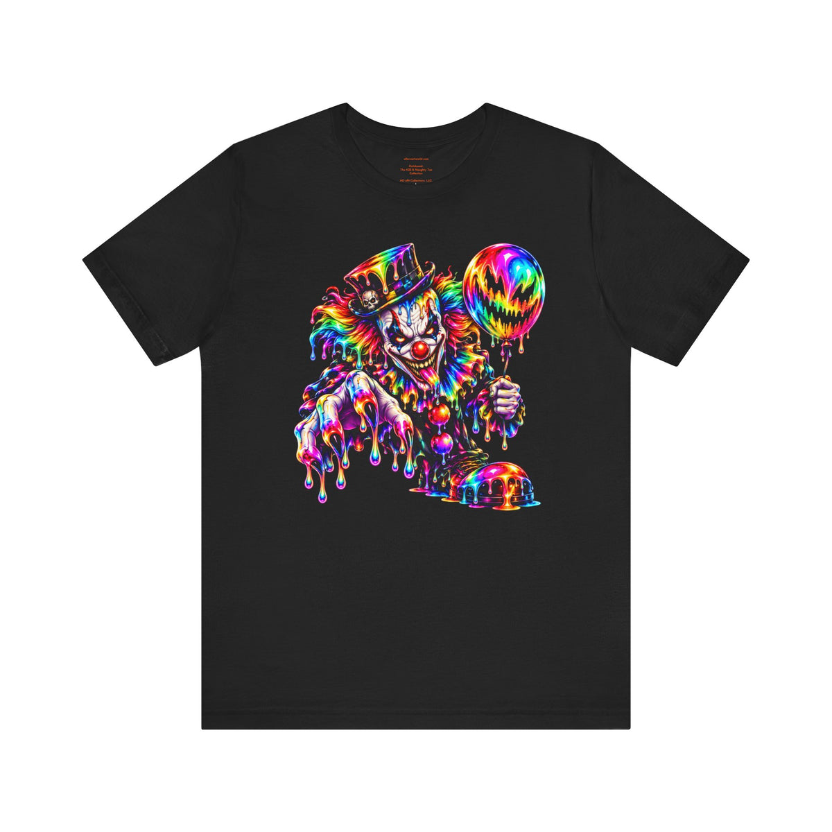 🎈 ONE BAD BALLOON 🤡 | Psychedelic Horror Clown Unisex Jersey Short Sleeve Tee