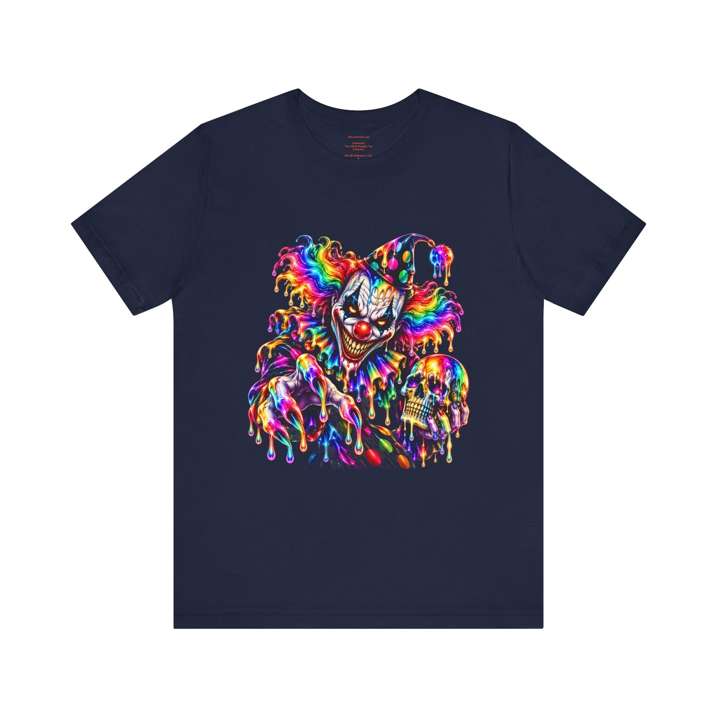 THE LAST LAUGH 🤡 | Psychedelic Horror Clown Unisex Jersey Short Sleeve Tee
