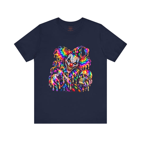 THE LAST LAUGH 🤡 | Psychedelic Horror Clown Unisex Jersey Short Sleeve Tee