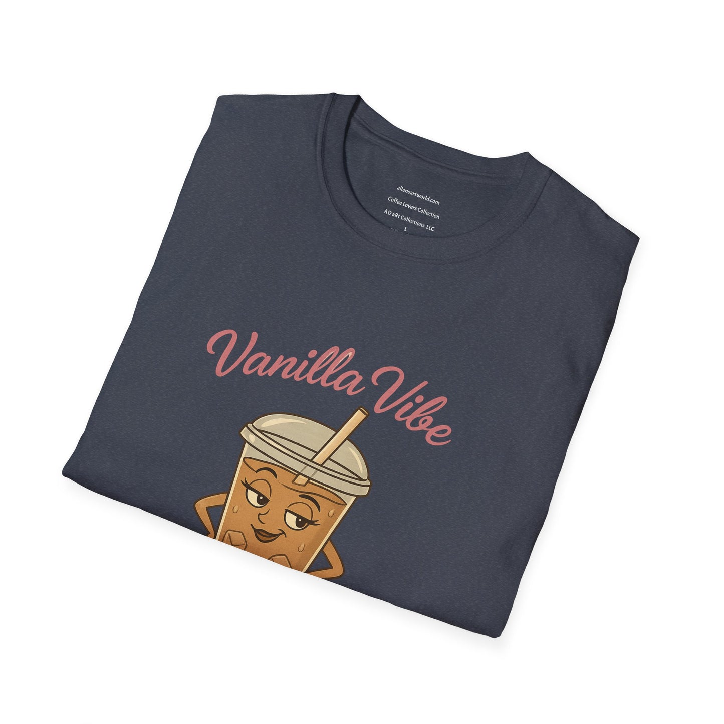 Vanilla Vibe – Chill. Sweet. Dangerous   Unisex Softstyle T-Shirt