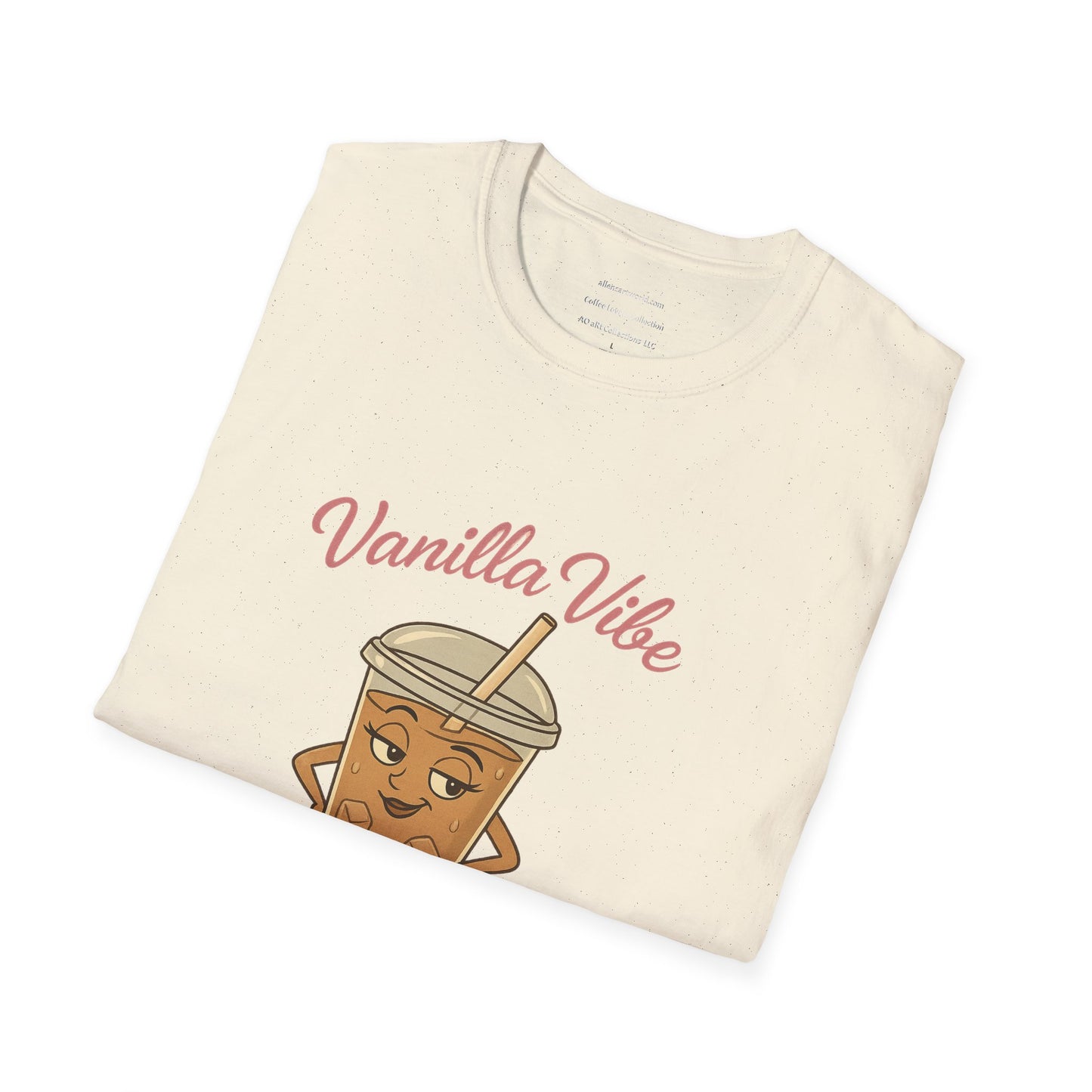 Vanilla Vibe – Chill. Sweet. Dangerous   Unisex Softstyle T-Shirt