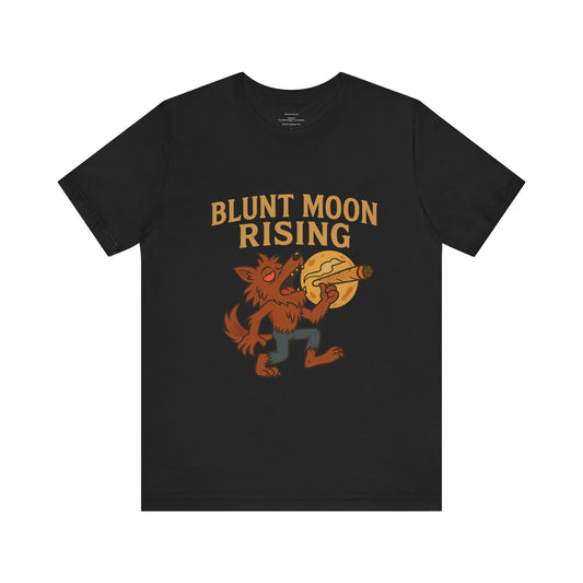 🌕💨 Blunt Moon Rising  Unisex Jersey Short Sleeve Tee