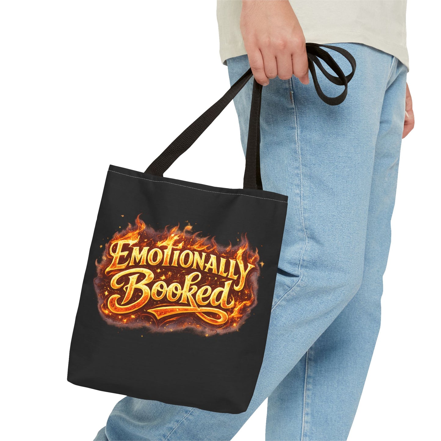 Emotionally Booked – Flame Edition Tote Bag (AOP)