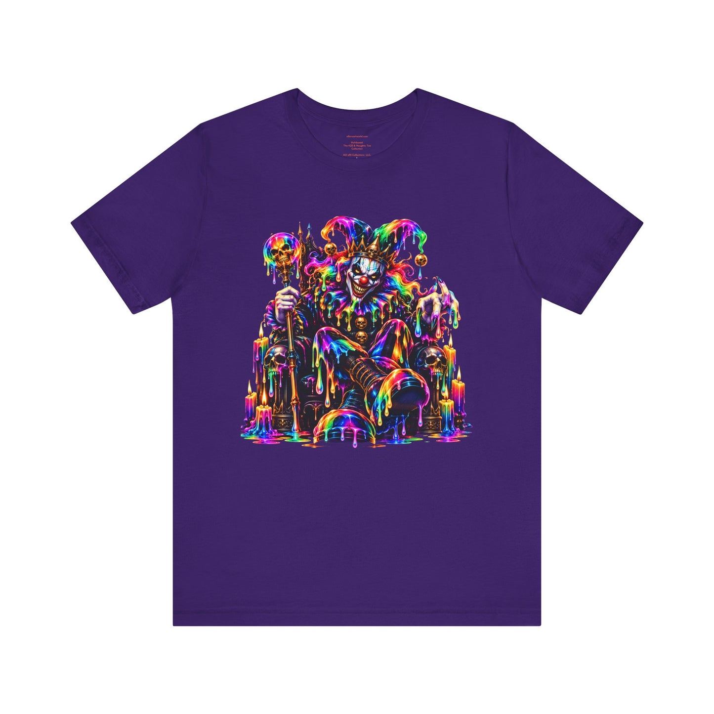 KING OF THE CARNIVAL 🤡 | Psychedelic Horror Clown  Unisex Jersey Short Sleeve Tee