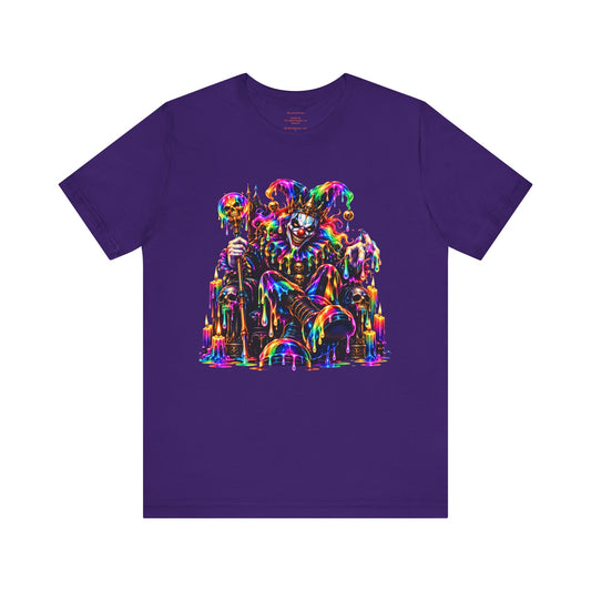 KING OF THE CARNIVAL 🤡 | Psychedelic Horror Clown  Unisex Jersey Short Sleeve Tee