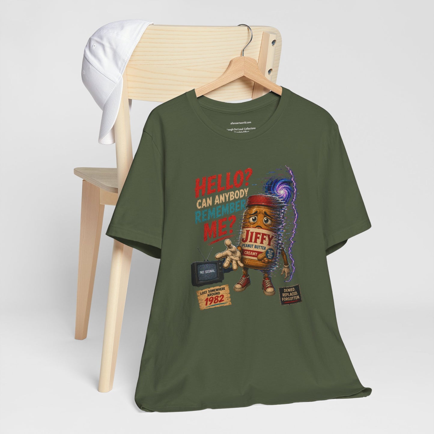 Hello? Can Anybody Remember Me? | Funny Mandela Effect Unisex Jersey Short Sleeve Tee   | Laugh Out Loud Collection