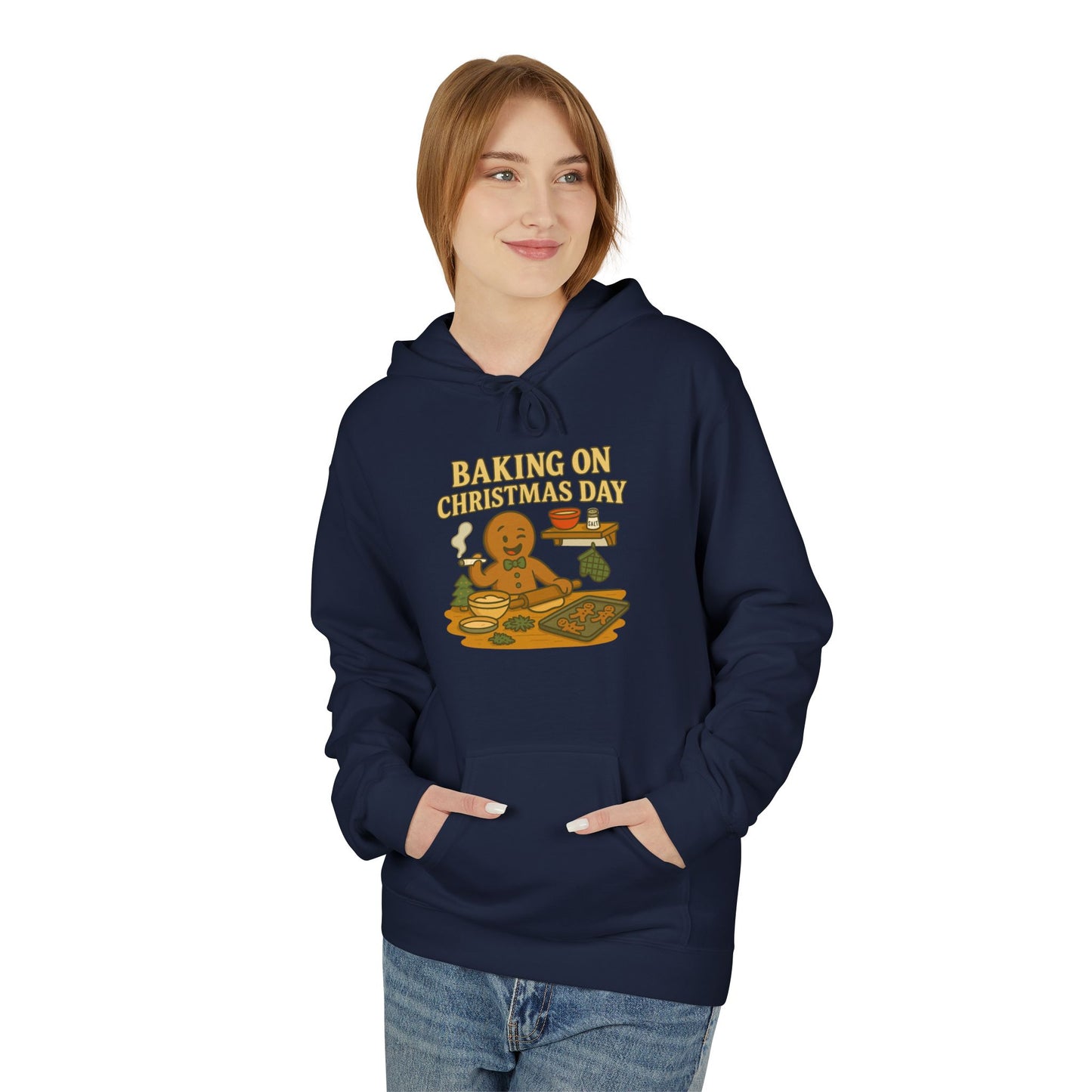 Baking on Christmas Day – HoliDazed Holiday Hoodie  Unisex Midweight Softstyle Fleece Hoodie