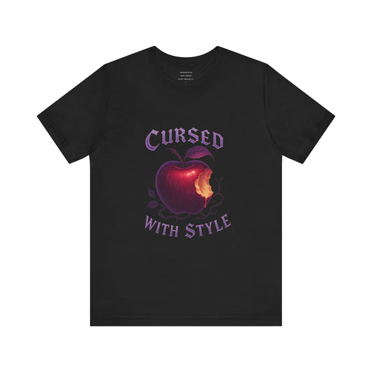 Cursed with Style – Forbidden Fruit Edition Unisex Jersey Short Sleeve Tee