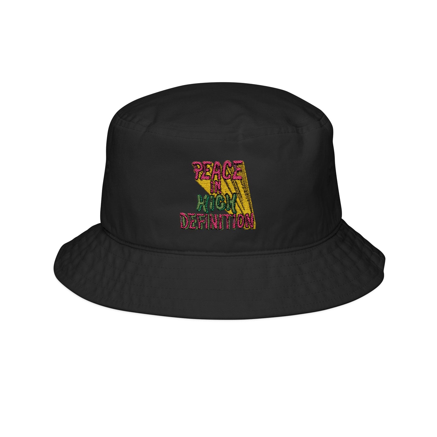 peace in high definition Bucket Hat (Embroidery)