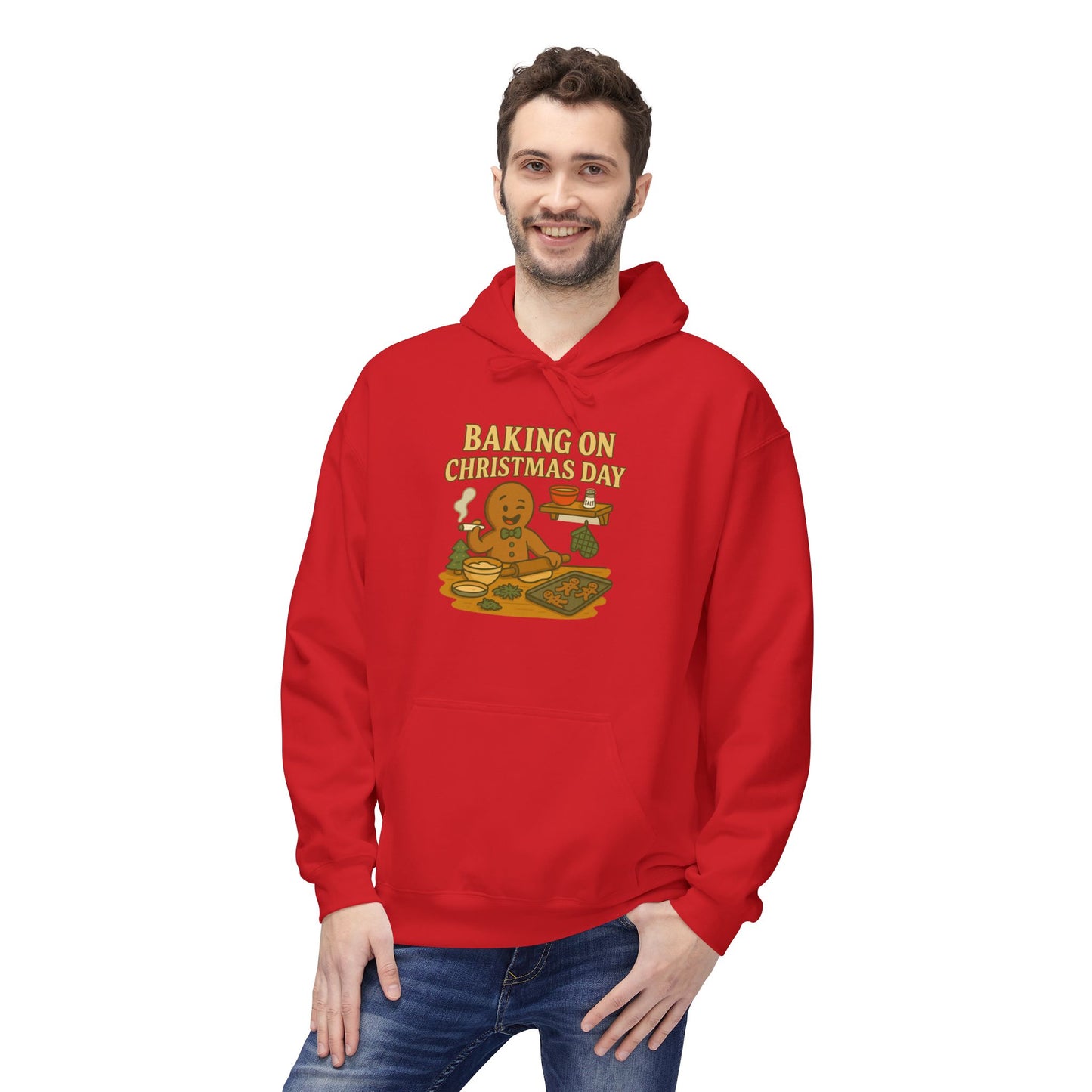 Baking on Christmas Day – HoliDazed Holiday Hoodie  Unisex Midweight Softstyle Fleece Hoodie