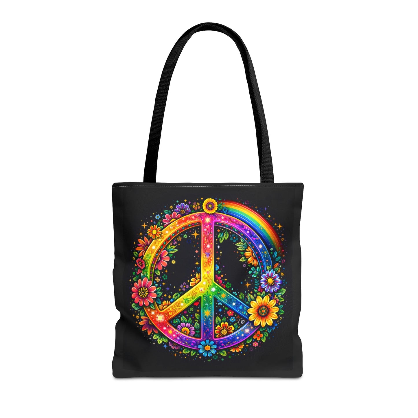 Peace in Full Color – Radiant Harmony Tote Bag (AOP)