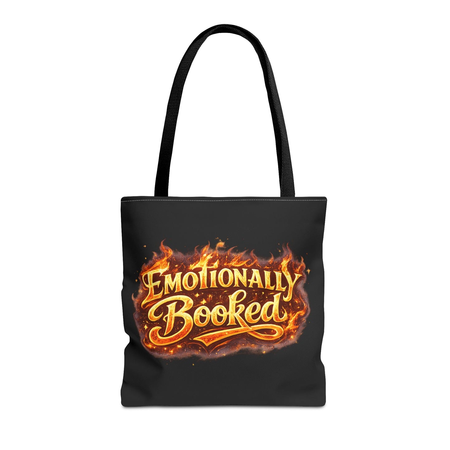Emotionally Booked – Flame Edition Tote Bag (AOP)