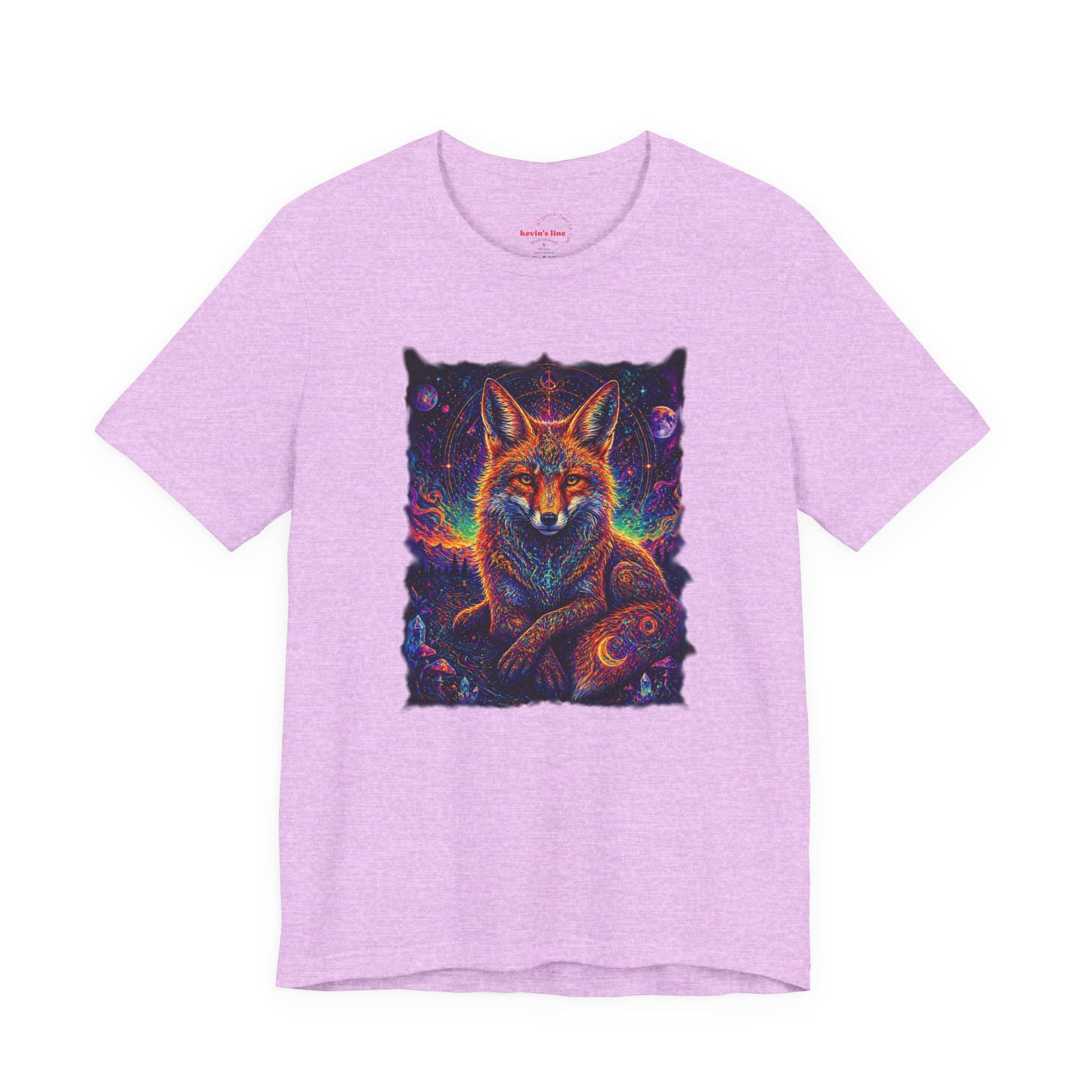 Neon Oracle Fox - Unisex Jersey Short Sleeve Tee