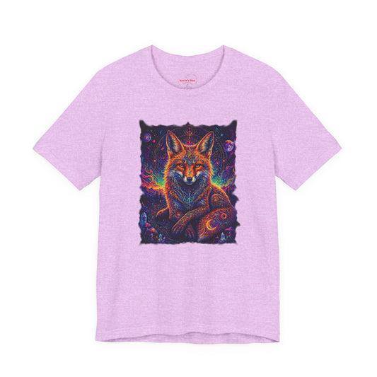 Neon Oracle Fox - Unisex Jersey Short Sleeve Tee
