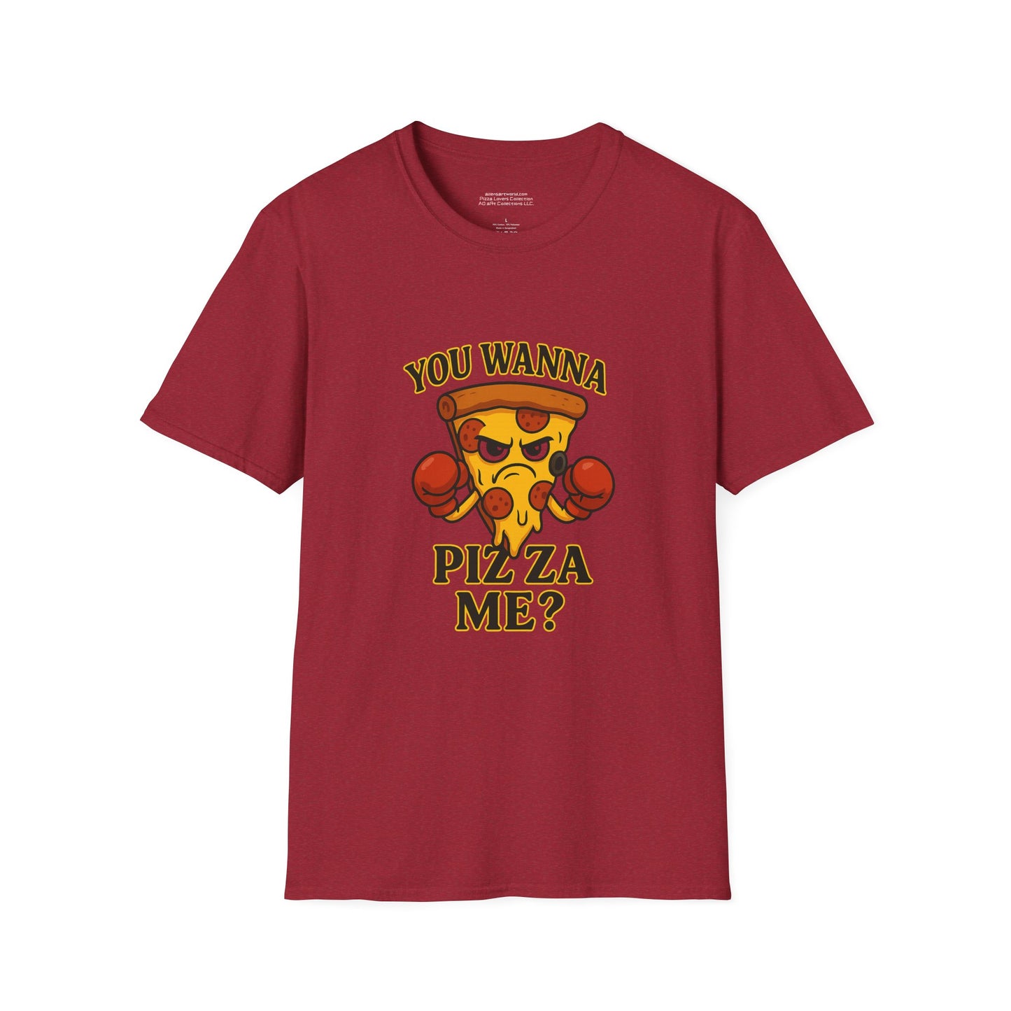 You Wanna Pizza Me?   Unisex Softstyle T-Shirt