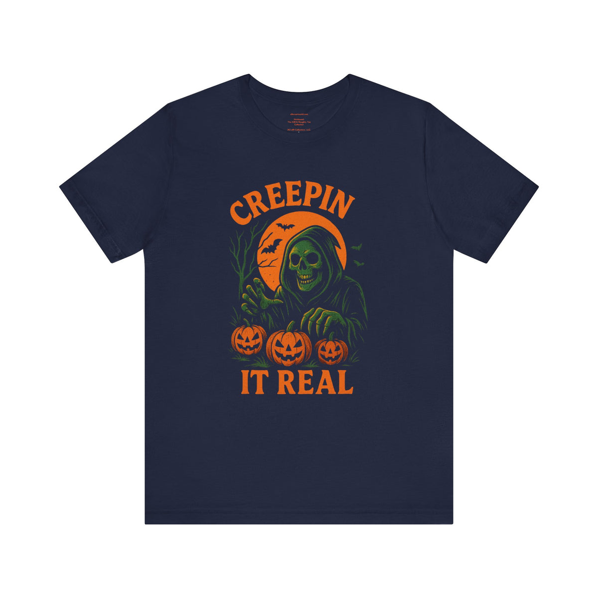 👻💨 Creepin' While I'm Weepin' (from laughing so hard) Unisex Jersey Short Sleeve Tee