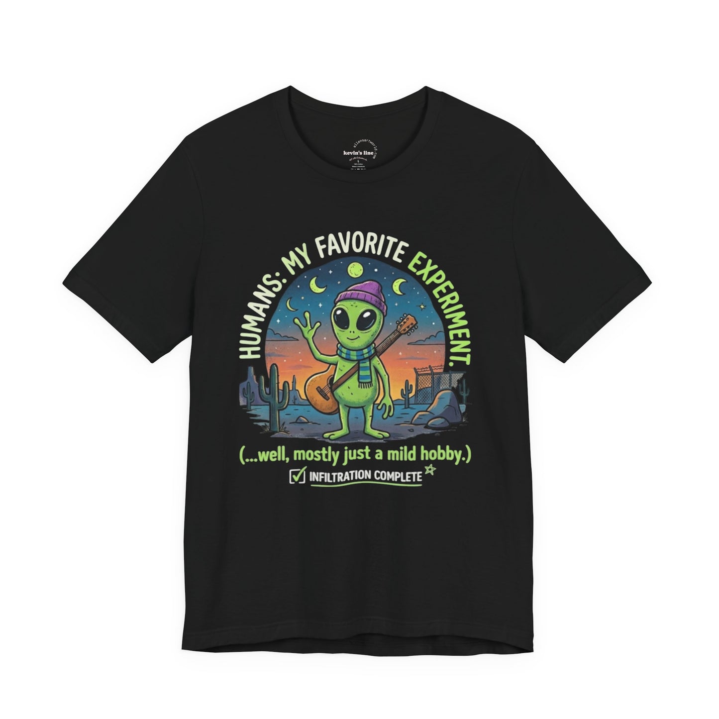 Humanity Was My Favorite Experiment Alien Vibes - Unisex Jersey Short Sleeve Tee | Kevin’s Line