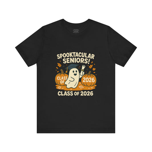 Seniors October Spooktacular Seniors design 1 Unisex Jersey Short Sleeve Tee