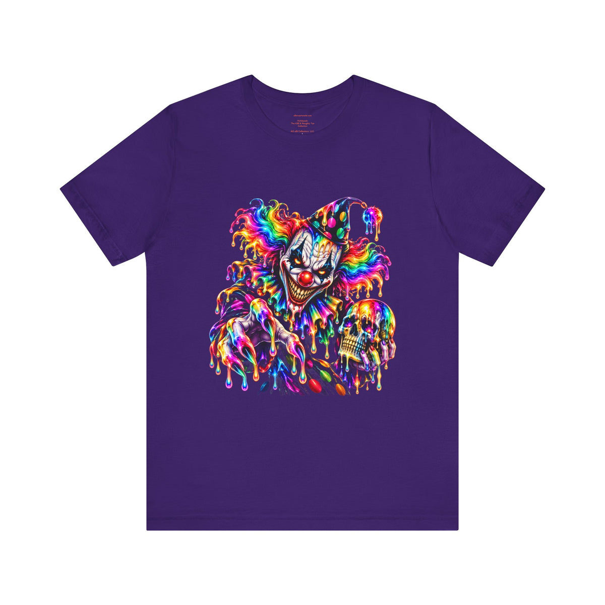 THE LAST LAUGH 🤡 | Psychedelic Horror Clown Unisex Jersey Short Sleeve Tee