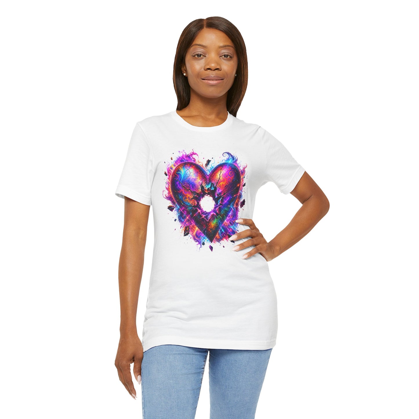 Voidheart Neon Gothic Unisex Jersey Short Sleeve Tee