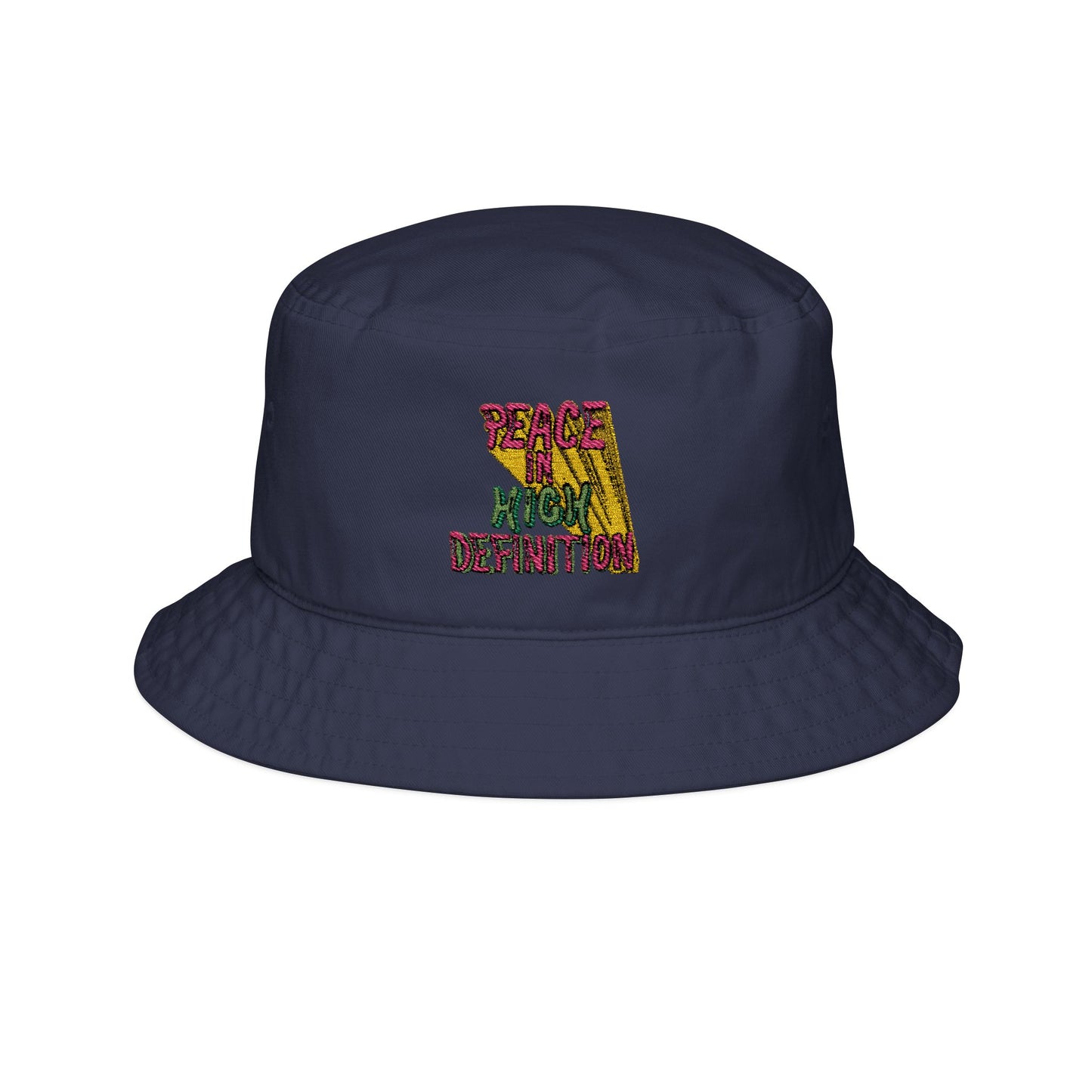 peace in high definition Bucket Hat (Embroidery)