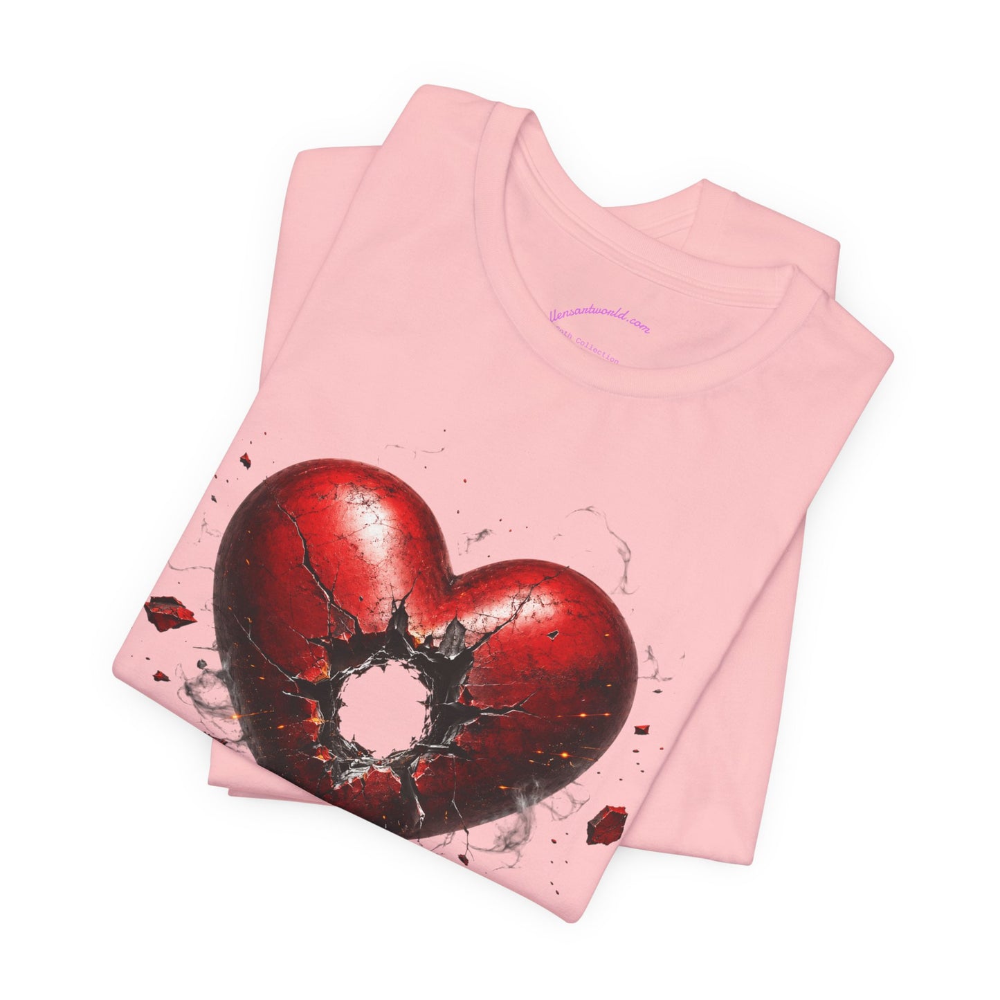 Shot Through the Heart Gothic Unisex Jersey Short Sleeve Tee
