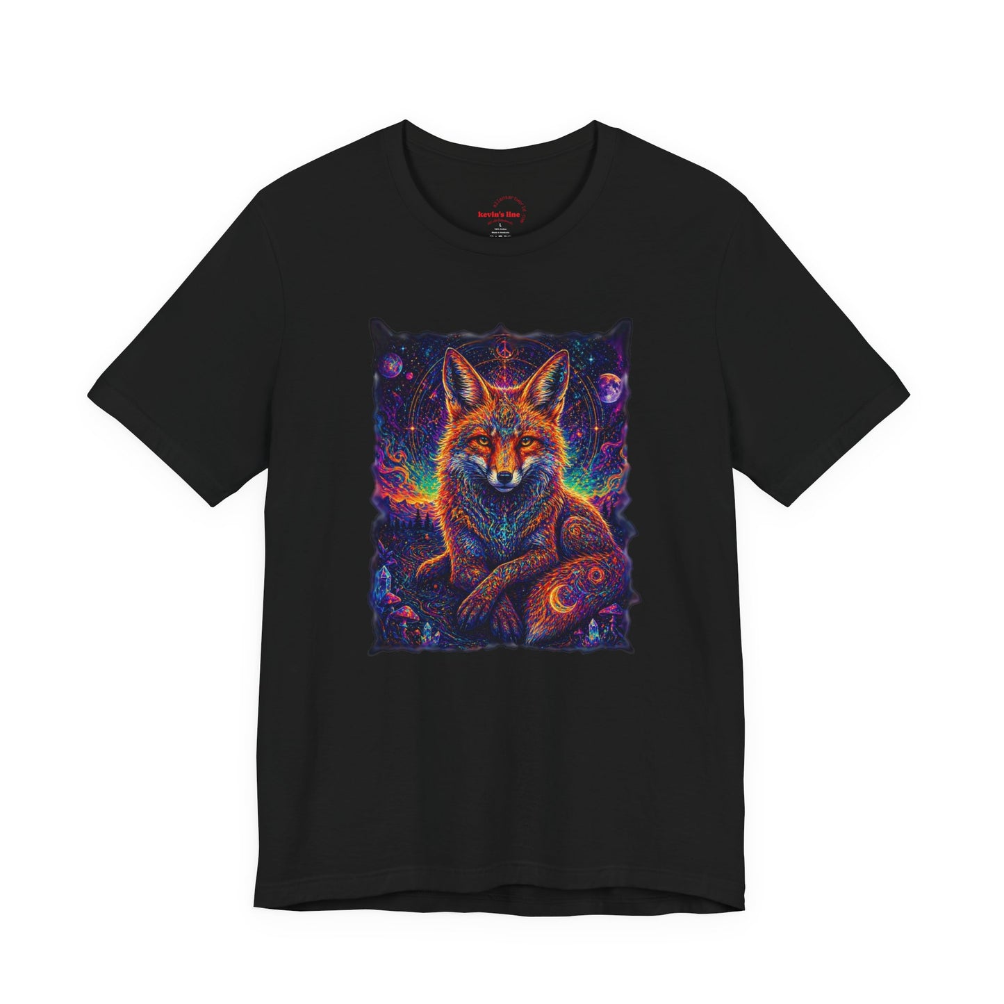 Neon Oracle Fox - Unisex Jersey Short Sleeve Tee
