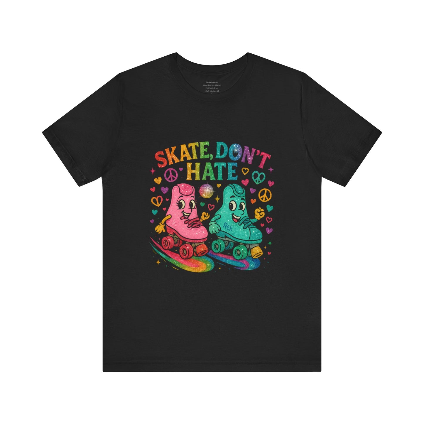 🛼 Skate, Don’t Hate – Weekend Warriors Edition  Unisex Jersey Short Sleeve Tee