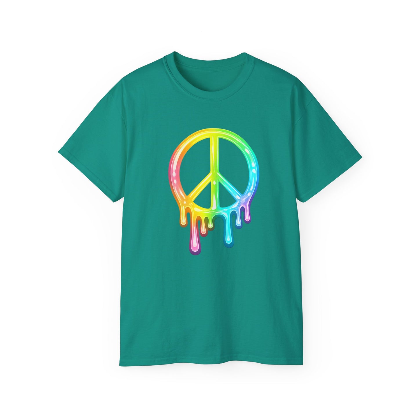 Drip Peace Neon Unisex Ultra Cotton Tee