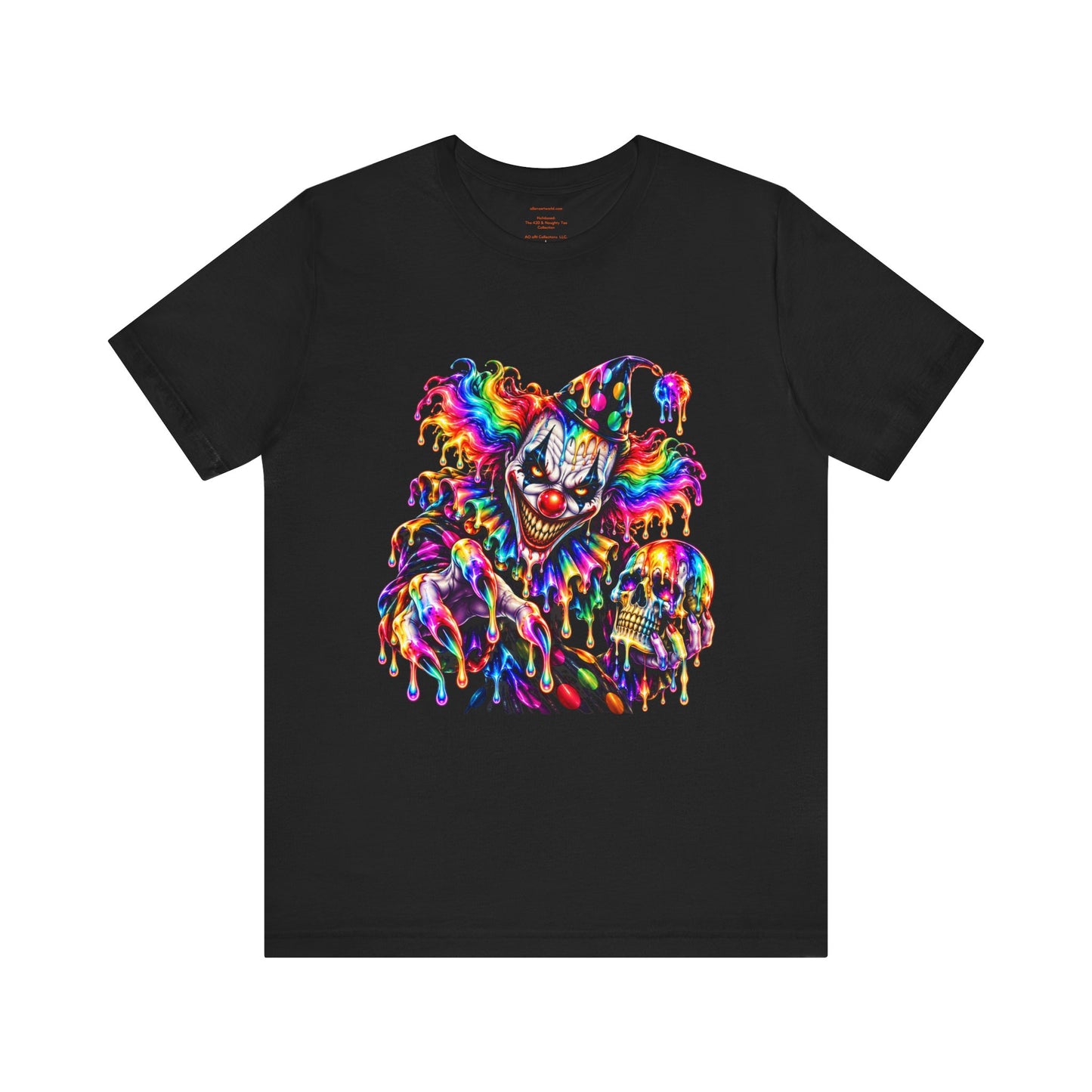 THE LAST LAUGH 🤡 | Psychedelic Horror Clown Unisex Jersey Short Sleeve Tee