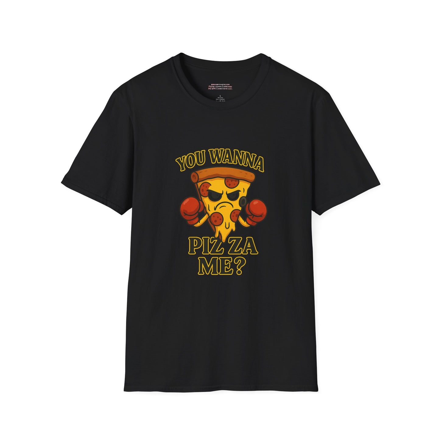 You Wanna Pizza Me?   Unisex Softstyle T-Shirt