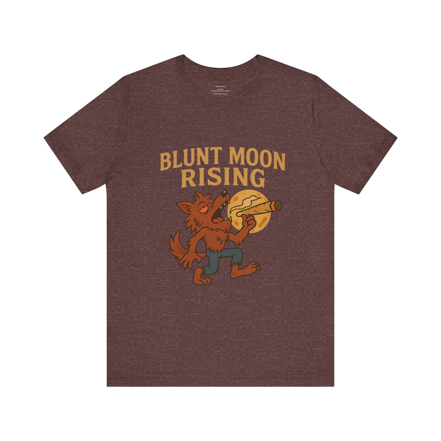 🌕💨 Blunt Moon Rising  Unisex Jersey Short Sleeve Tee