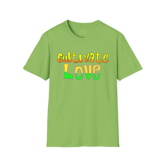 Cultivate Love – Vintage Psychedelic Tee  Unisex Softstyle