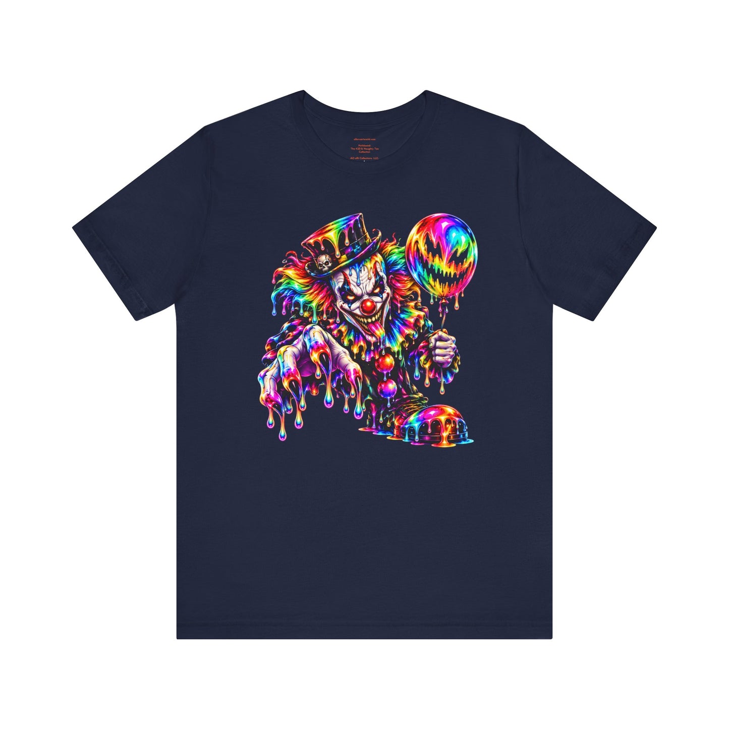 🎈 ONE BAD BALLOON 🤡 | Psychedelic Horror Clown Unisex Jersey Short Sleeve Tee