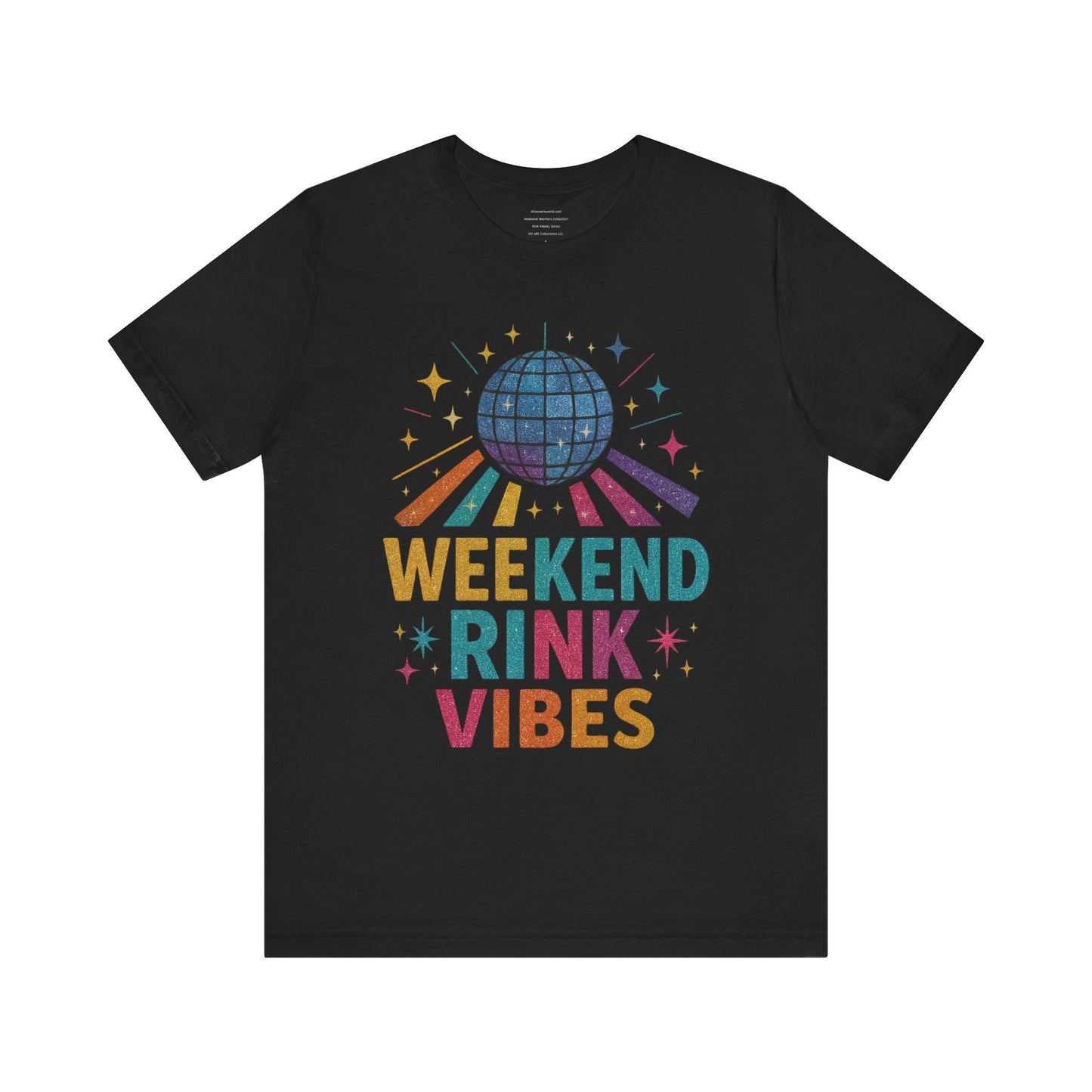 🛼 Weekend Rink Vibes – Weekend Warriors Edition  Unisex Jersey Short Sleeve Tee