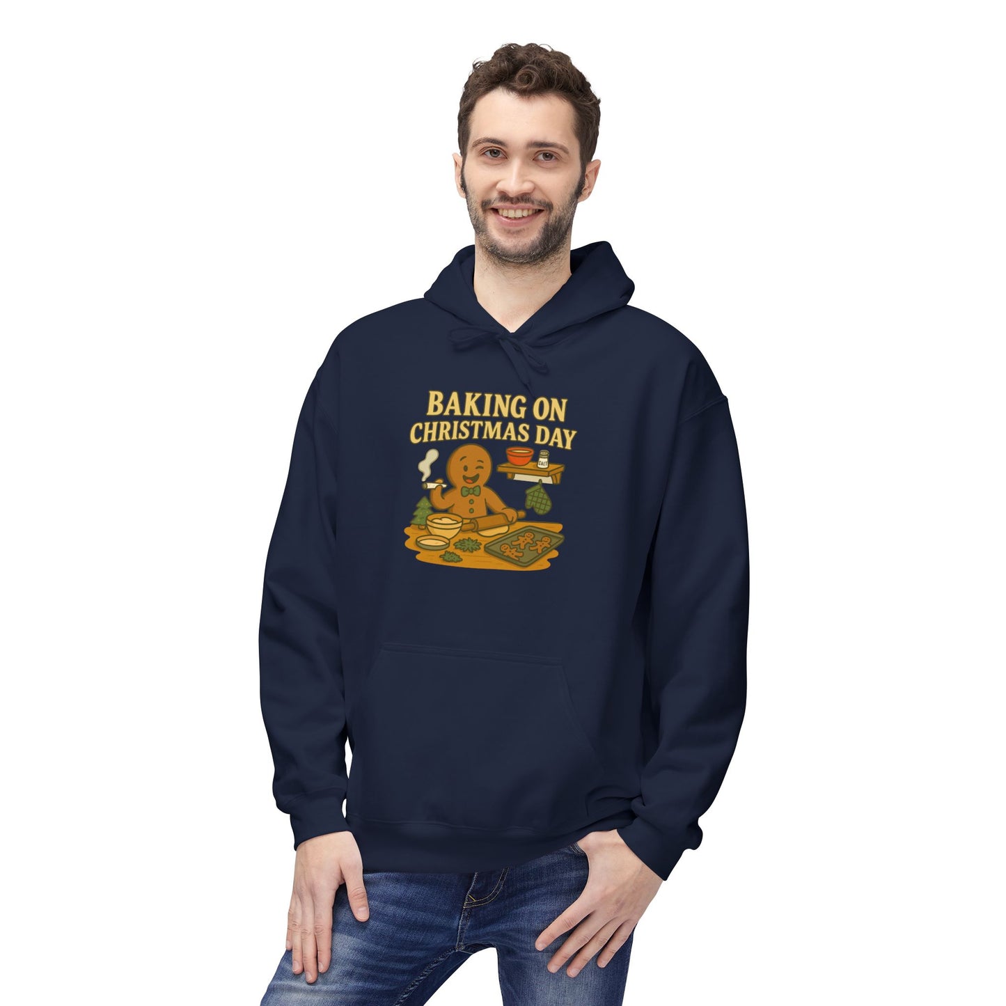 Baking on Christmas Day – HoliDazed Holiday Hoodie  Unisex Midweight Softstyle Fleece Hoodie