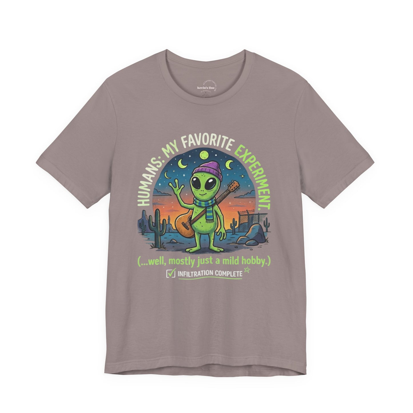 Humanity Was My Favorite Experiment Alien Vibes - Unisex Jersey Short Sleeve Tee | Kevin’s Line