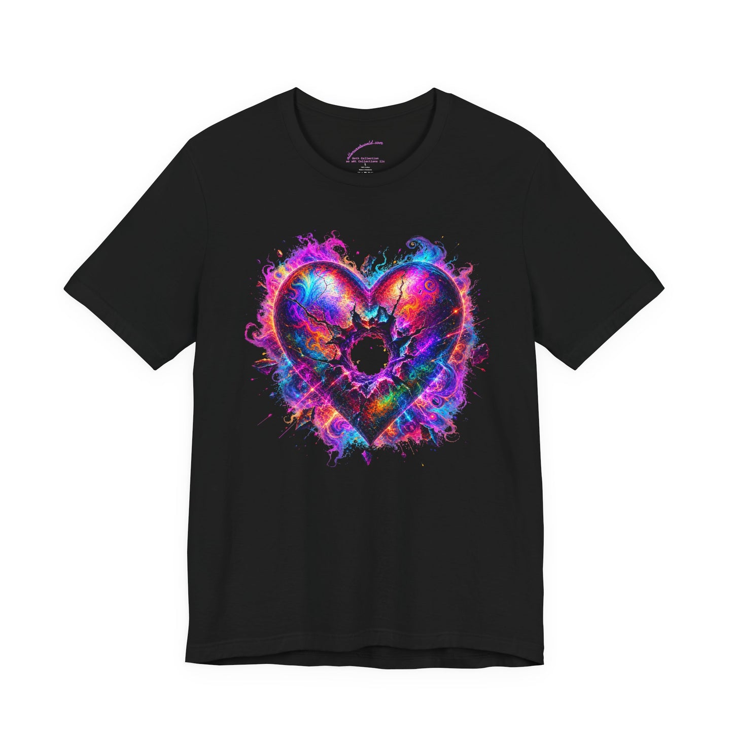Voidheart Neon Gothic Unisex Jersey Short Sleeve Tee
