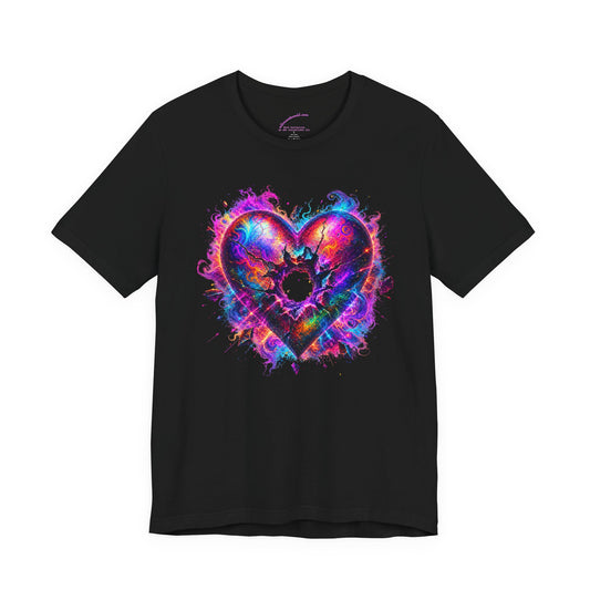 Voidheart Neon Gothic Unisex Jersey Short Sleeve Tee