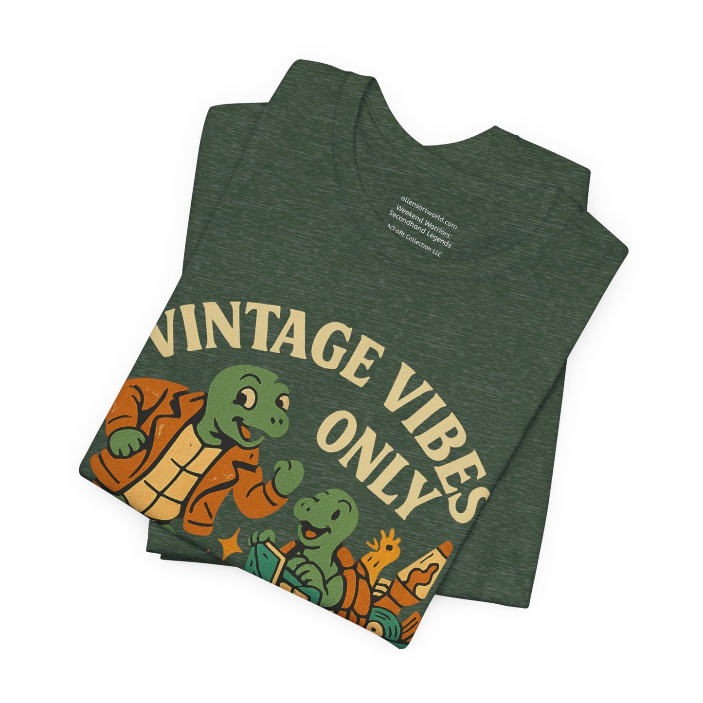 🛒  Vintage Vibes Only — Thrift ’Til We Drift (Jim & Terry) Unisex Jersey Short Sleeve Tee