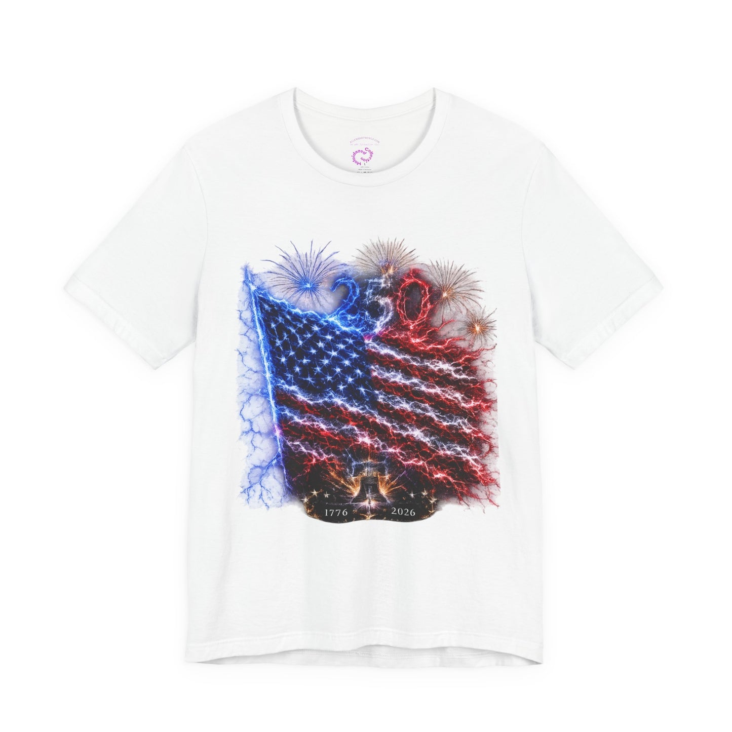 America Recharged: 250 Years Strong Unisex Jersey Short Sleeve Tee