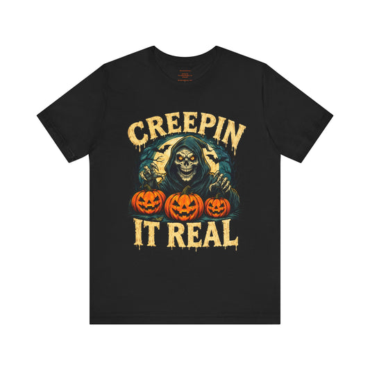 👻💨 Creepin' it Real.  II Unisex Jersey Short Sleeve Tee