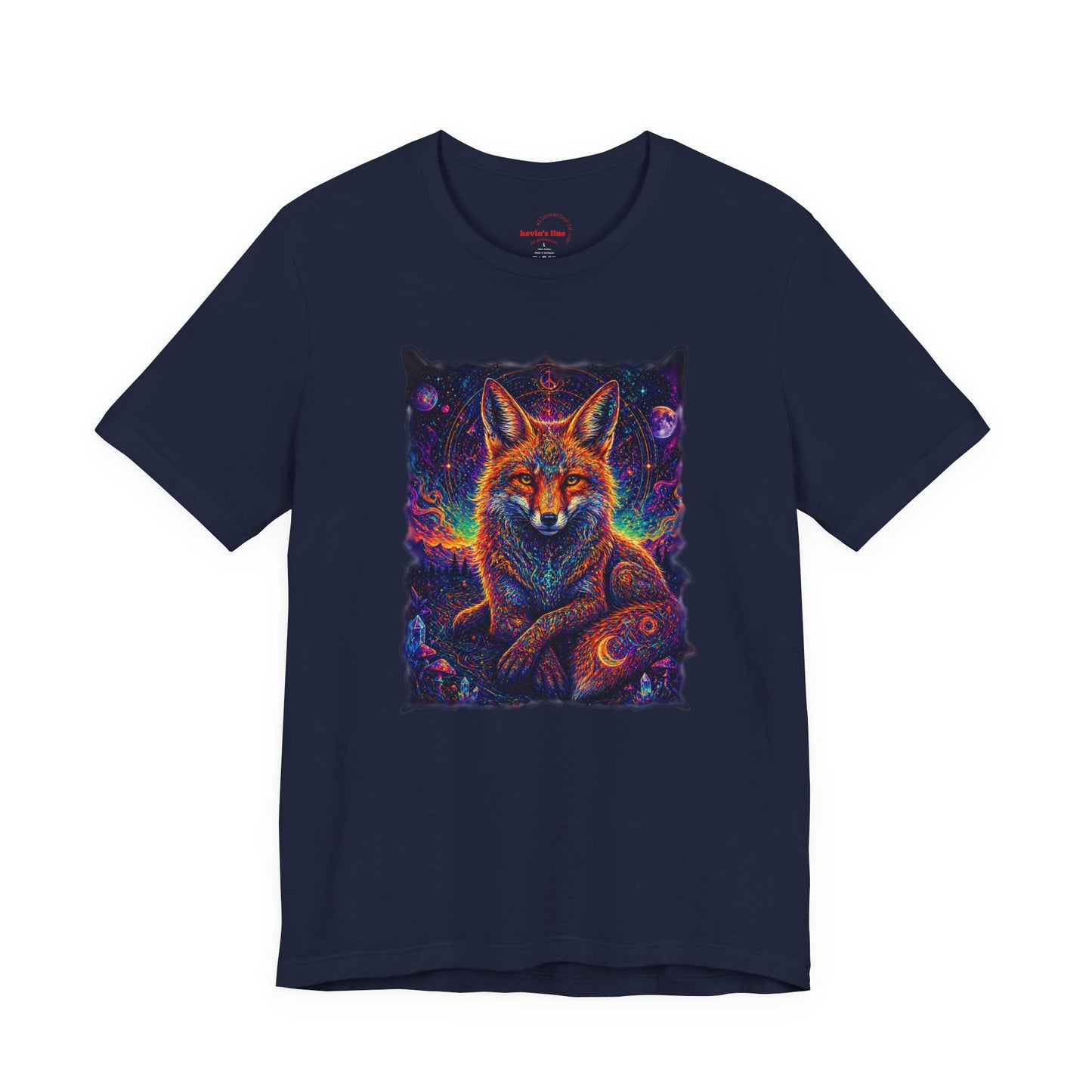 Neon Oracle Fox - Unisex Jersey Short Sleeve Tee