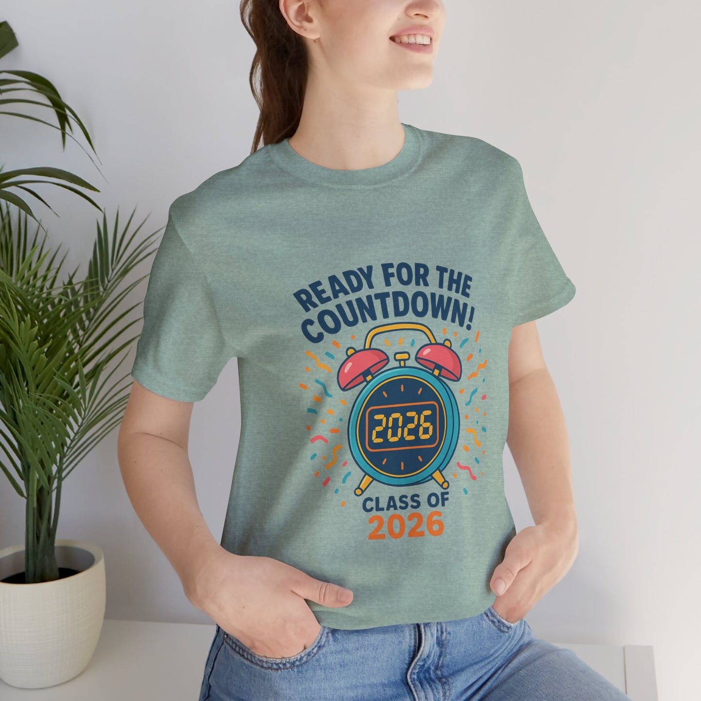 Ready for the Countdown! Class of 2026 – August Unisex Jersey Short Sleeve Tee