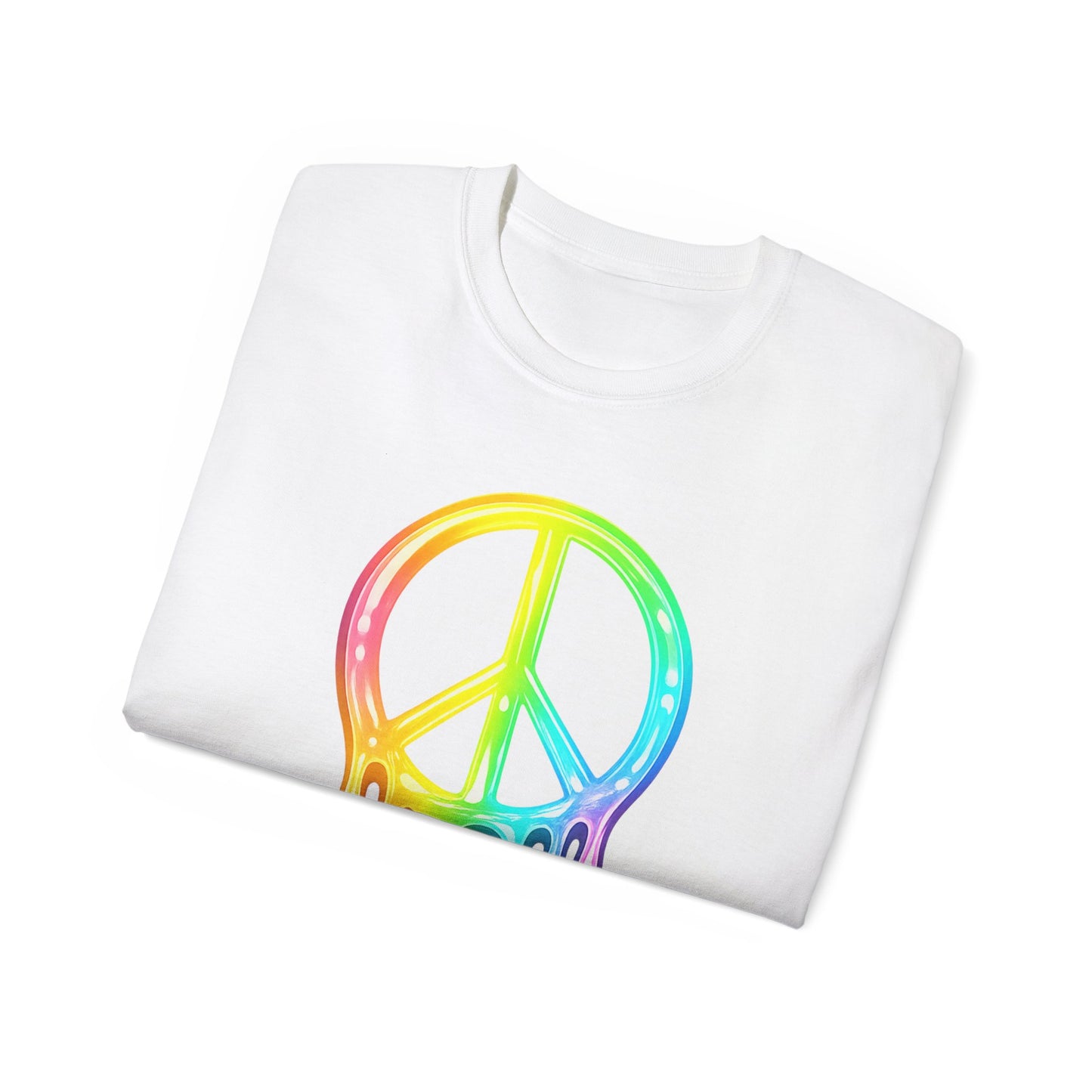 Drip Peace Neon Unisex Ultra Cotton Tee