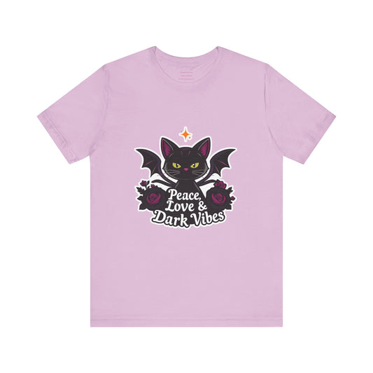 🖤 Bat Cat Energy Goth Collection  Unisex Jersey Short Sleeve Tee