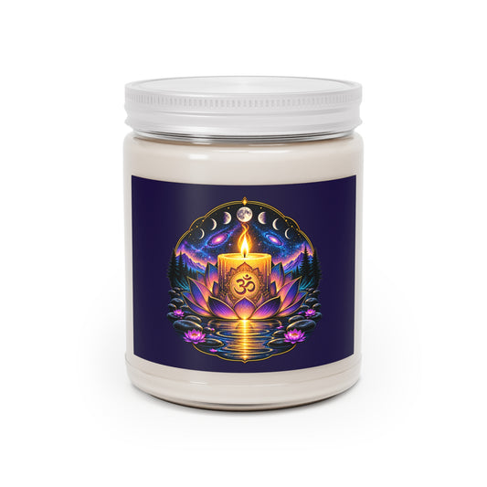 SACRED GLOW – The Light Within Home Collection Scented Soy Candles with White Lid, 9oz